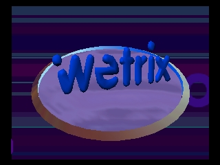 Wetrix title screen for Nintendo 64